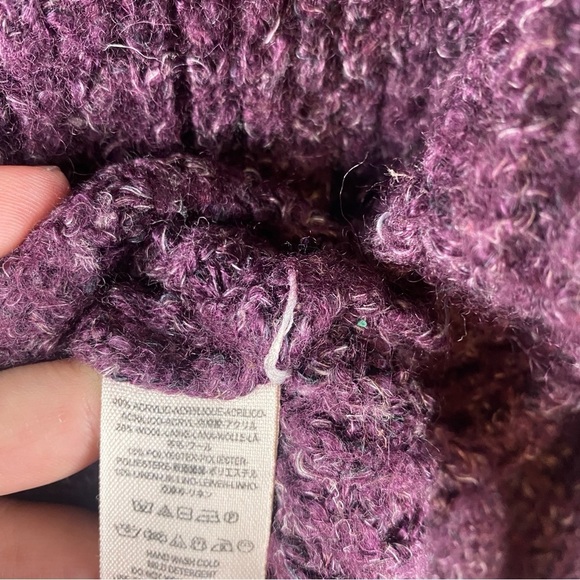 Free People Purple Cowl Neck Sweater - Picture 7 of 7